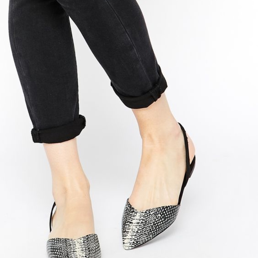 Carvela May Slingback Pointed Flats
